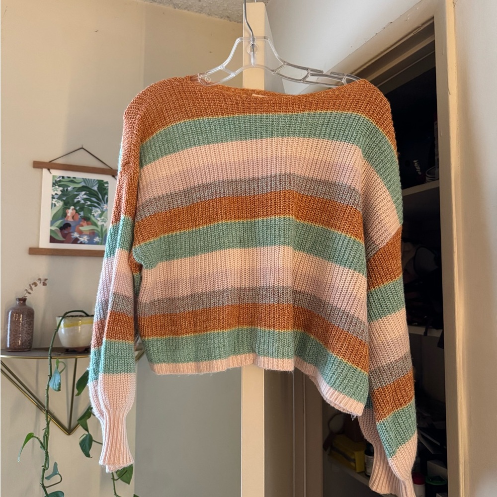 Multi-color Knit Sweater